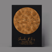 Personalised Star Map Celestial Night Sky