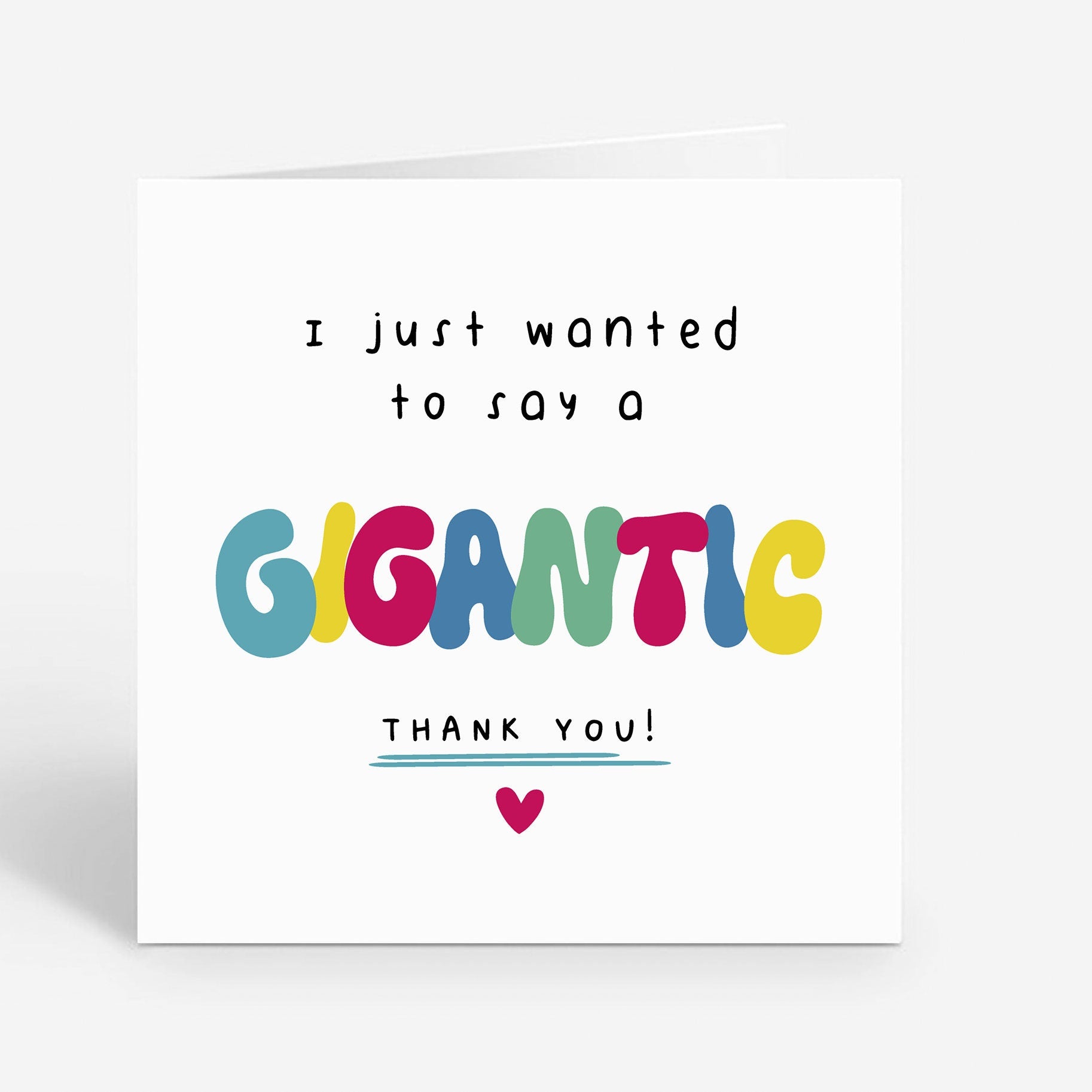 Personalized Thank You Card - Gigantic