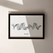 Custom Sound Wave Unique Personalised Song Print