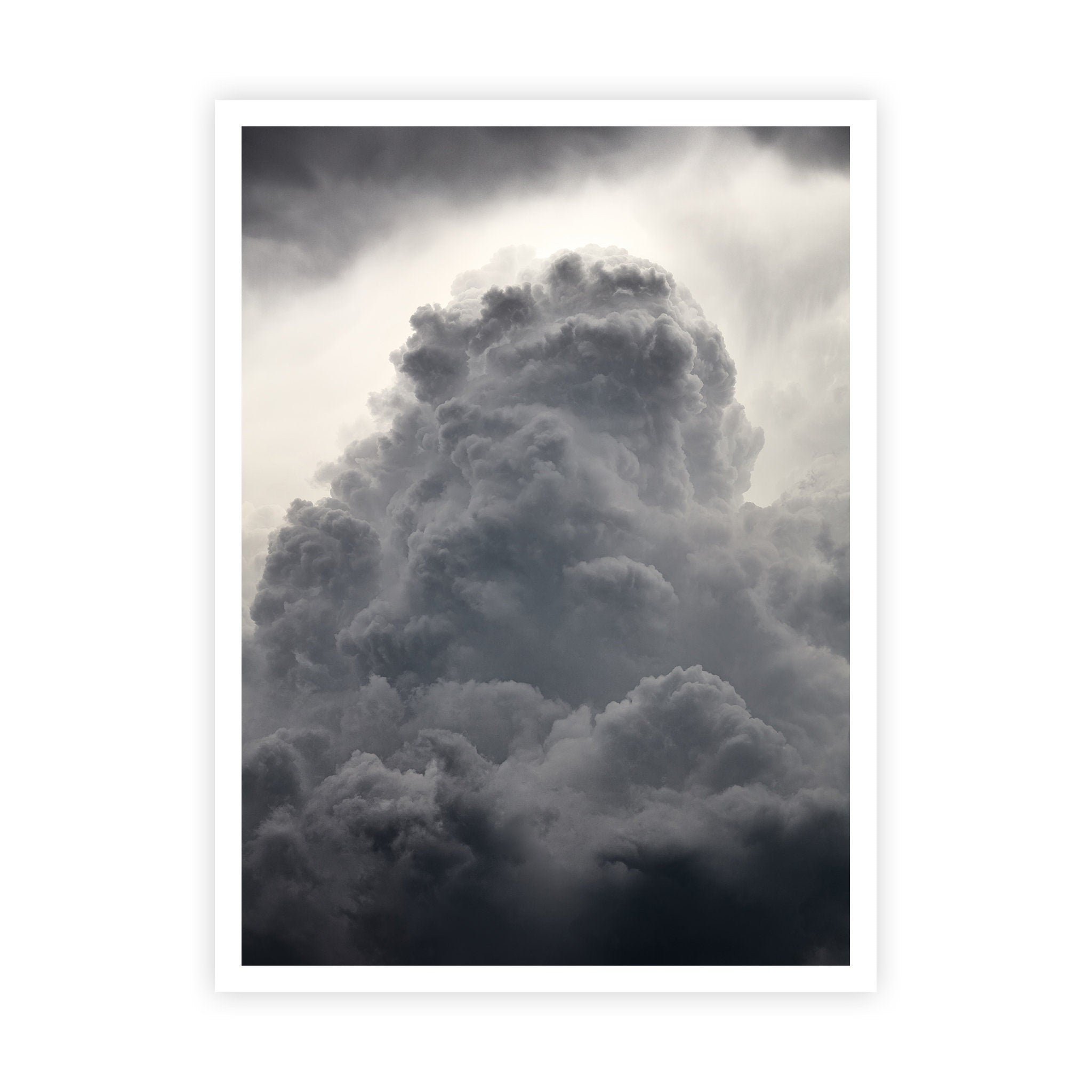 Storm Cloud Print, Clouds Print, Clouds Photo, Clouds Wall Art, Cloud Art, Nordic Print, Scandinavian Print, Framed Wall Art, Framed Print