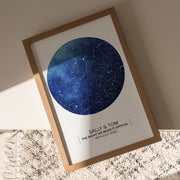 Personalised Galaxy Star Map