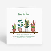 Personalised House Plant New Home Card  Gift - Housewarming  New Adventures Cards