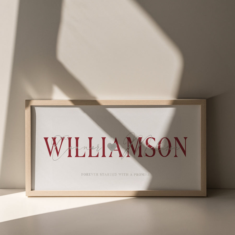 Personalised Name Print