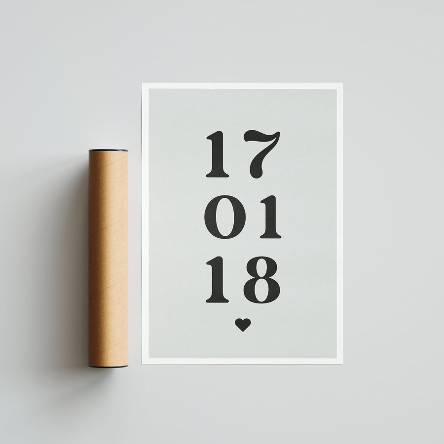 Personalised Special Date Print