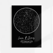 Custom Star Map Night Sky Print,