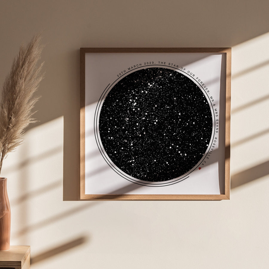 Unique Custom Star Map