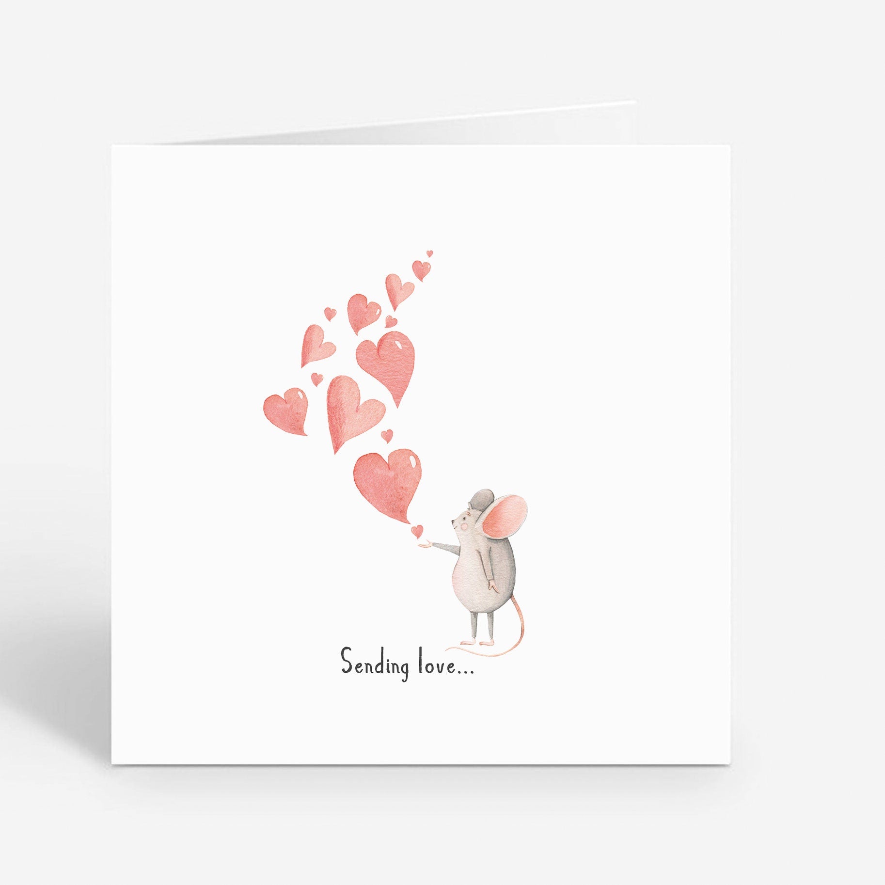 Friendship and Support Card - Thinking of You Sympathy Long Distance Friendship