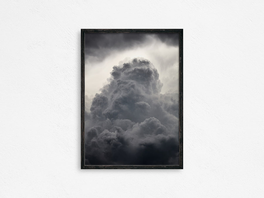 Storm Cloud Print, Clouds Print, Clouds Photo, Clouds Wall Art, Cloud Art, Nordic Print, Scandinavian Print, Framed Wall Art, Framed Print