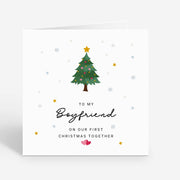 Boyfriend Christmas Card - First Christmas Together Gift