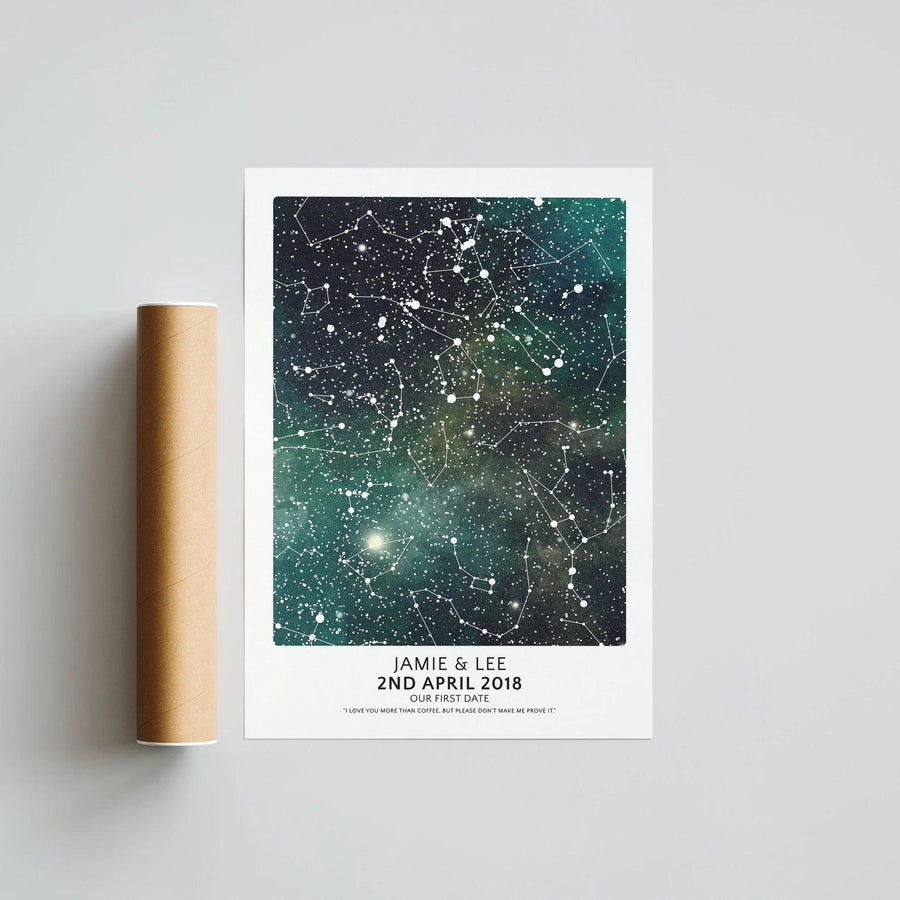 Personalised Galaxy Star Map - Paperful