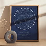 Minimal Star Map Print - Paperful