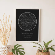 Minimal Star Map Print - Paperful