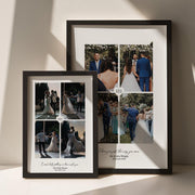 Wedding Photo Print Collage - Paperful