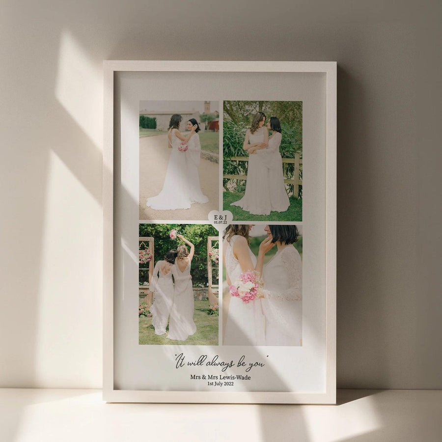 Wedding Photo Print Collage - Paperful