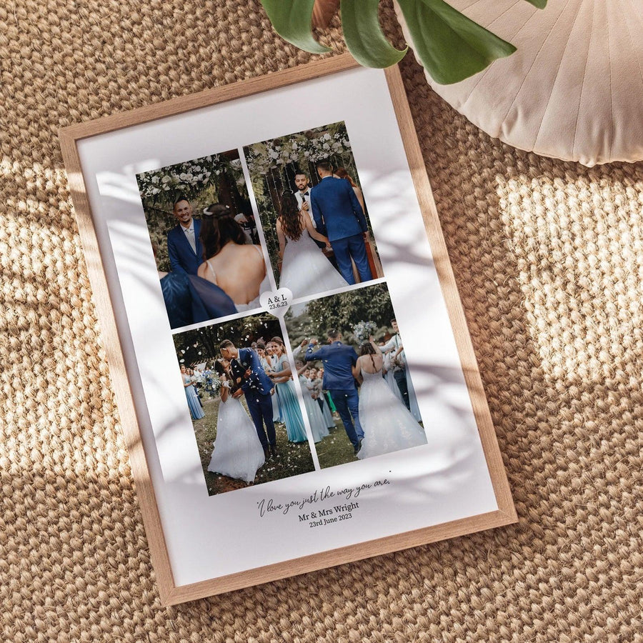 Wedding Photo Print Collage - Paperful