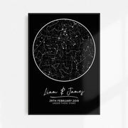 Script Star Map Print - Paperful