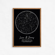 Script Star Map Print - Paperful