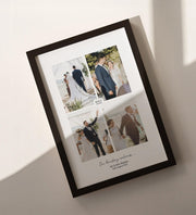 Wedding Photo Print Collage - Paperful