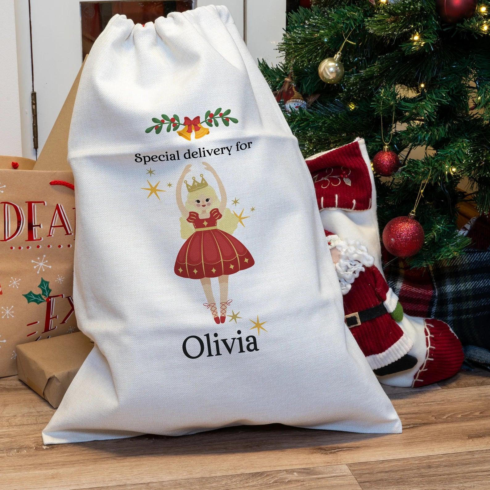 Personalised Christmas Dancer Toy Sack - Paperful