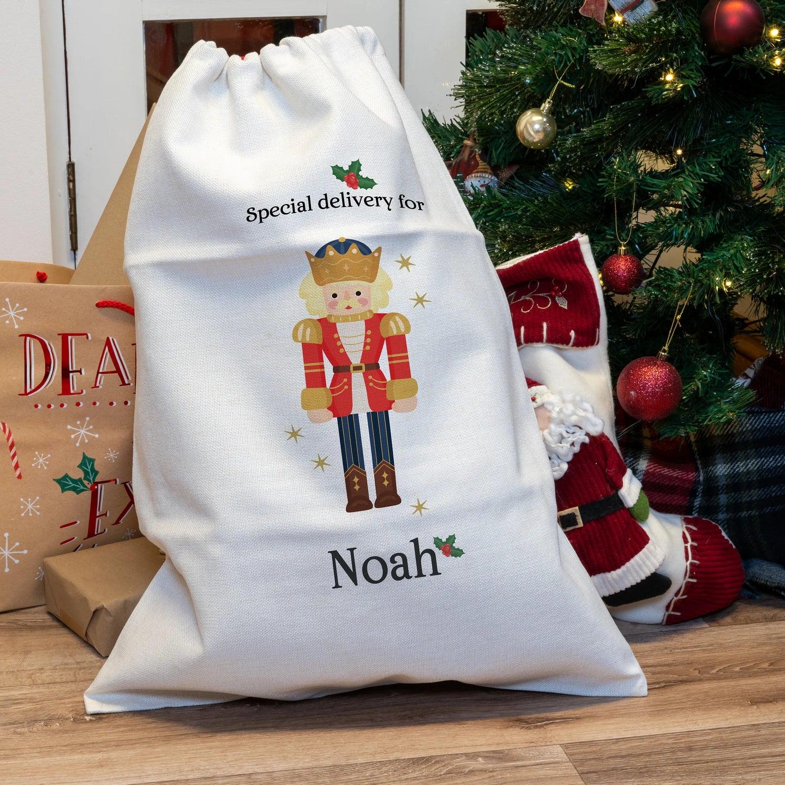 Personalised Christmas Nutcracker Santa Sack - Paperful