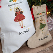 Personalised Christmas Dancer Toy Sack - Paperful