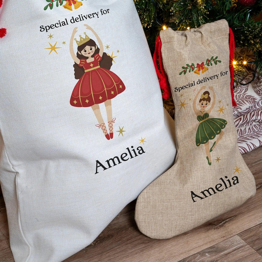 Personalised Christmas Dancer Toy Sack - Paperful