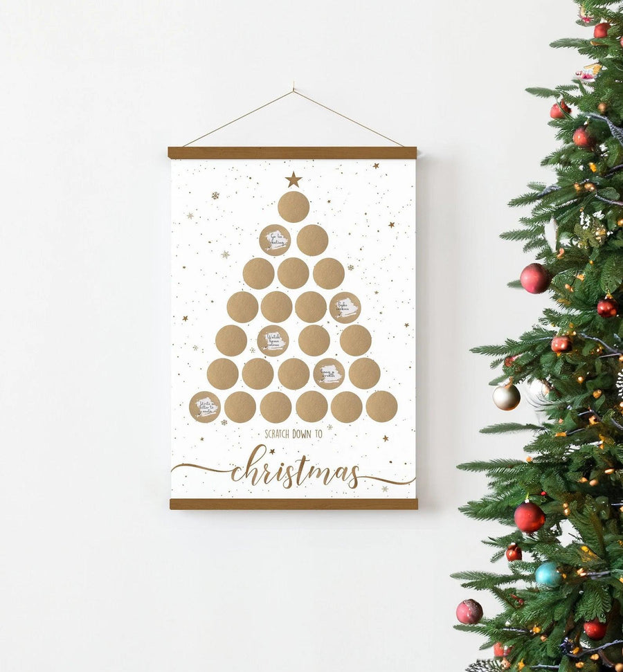 Scratch Off Advent Calendar - Paperful