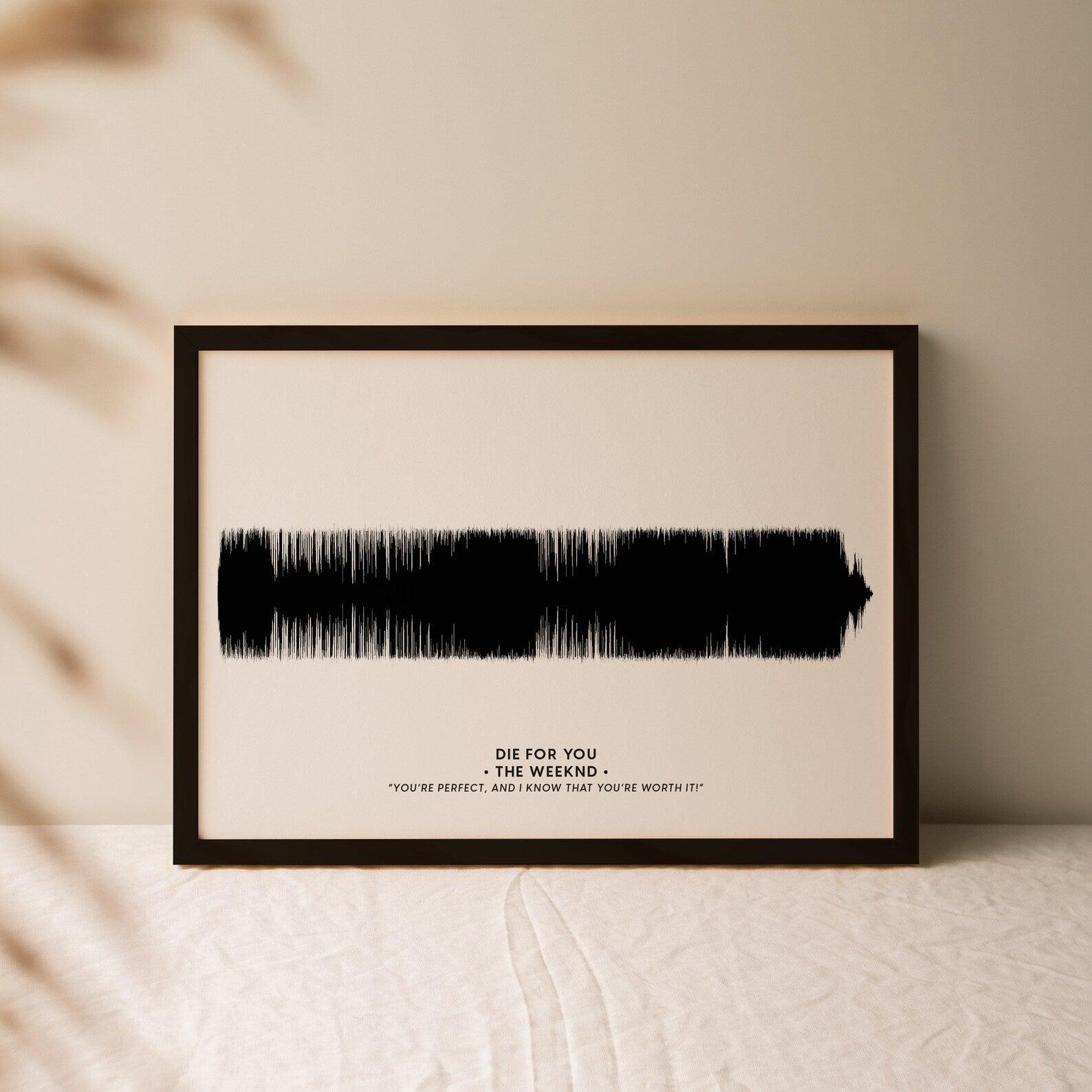 Custom Sound Wave Print - Paperful
