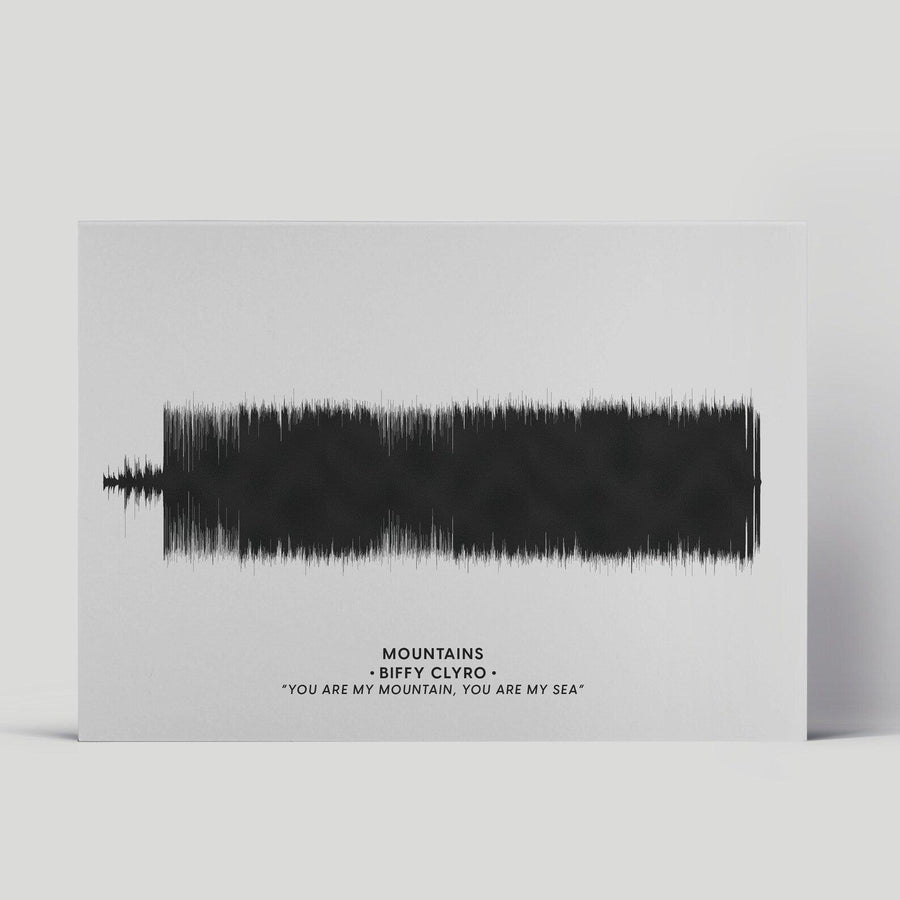 Custom Sound Wave Print - Paperful