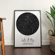 Minimal Star Map Print - Paperful