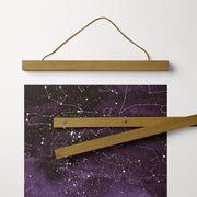 Watercolour Star Map Hanging Canvas - Paperful