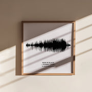 Custom Sound Wave Print