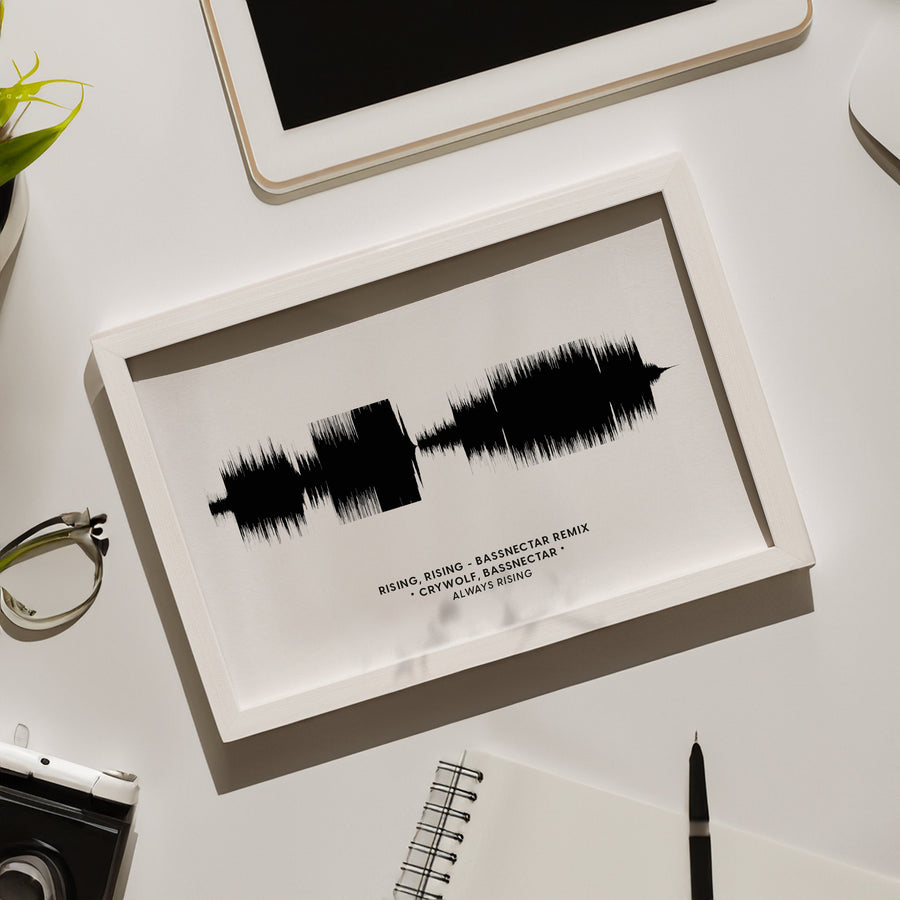 Custom Sound Wave Print